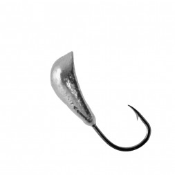 Мормышка вольфрамовая Lumicom Волжская уралка с отв. Ф5.5 никель, цена за 1 шт.