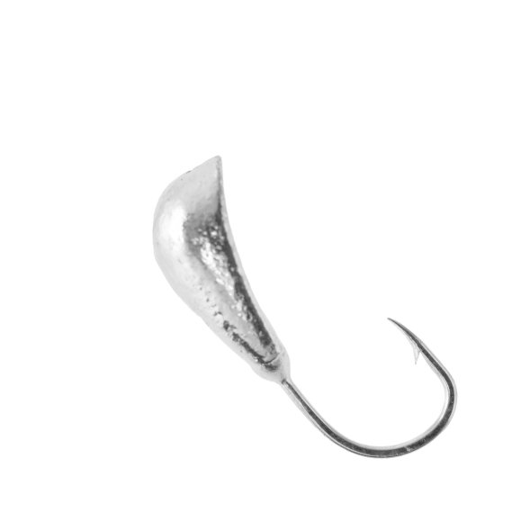 Мормышка вольфрамовая Lumicom Волжская уралка с отв. Ф4 серебро