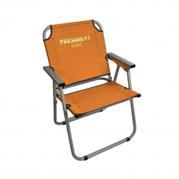 Кресло-шезлонг President Fish пляжное оранжевое арт.6408 013