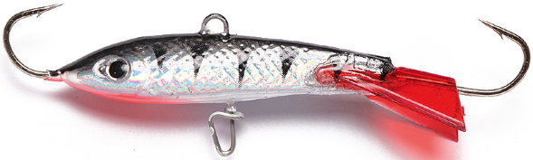 Балансир рыболовный для зимней рыбалки Lucky John с пл./хв.+тройник 81701-12HRT