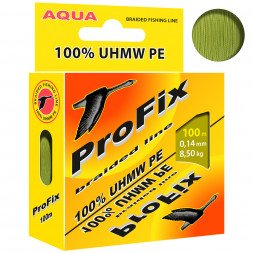 Леска-шнур Aqua ProFix 100м 0,14мм оливковый