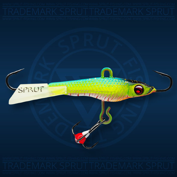 Балансир рыболовный для зимней рыбалки Sprut Shimo №3 7г 45мм LB-UV