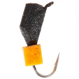 Мормышка вольфрамовая True Weight цена за 1 шт Гвоздекубик гв. d3 кисл. оранж. кубик