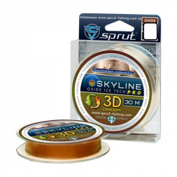 Леска SPRUT Skyline 3D Fluorocarbon Composition IceTech PRO Oxide 0.125 30м