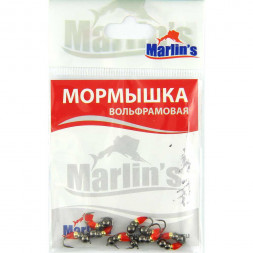 Мормышка вольфрамовая Marlin&#039;s Мураш №2 золото/черн. 7302-311
