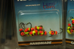 Мормышка вольфрамовая Lumicom Капля с ушком Ф3.2 обмазка винт малек MYBL, цена за 1 шт.