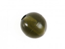 Бусина фидерная Namazu Soft Beads, PVC, d-7 мм круглая, цв. темно-зеленый 20 шт.