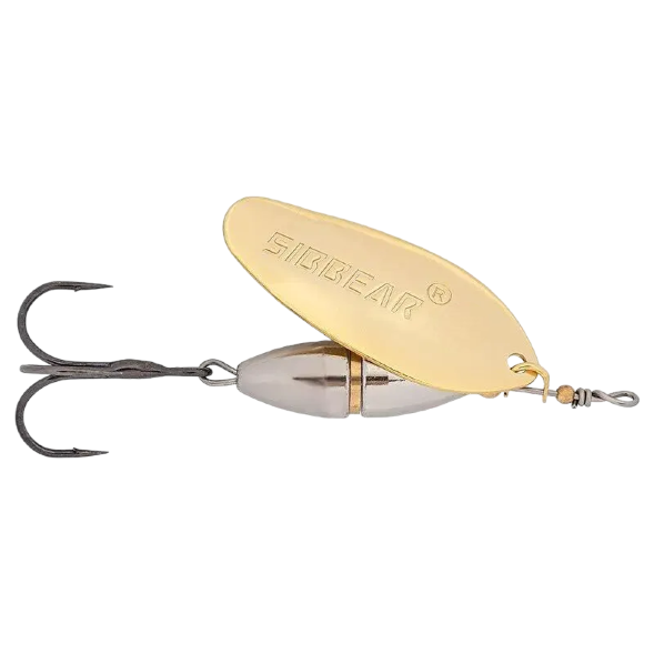 Блесна SIBBEAR вращающаяся Pulsaro №1 L  45 мм, W  3.0 гр, C  Brass
