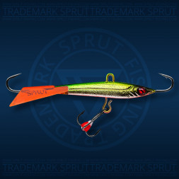 Балансир рыболовный для зимней рыбалки Sprut Hiko №7 18г 70мм GGR-EP+тр. с ф/к