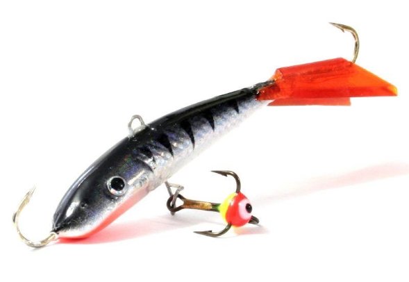 Балансир рыболовный для зимней рыбалки Lucky John Fin 40мм/тройник 71313-12HRT