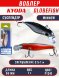 Воблер KYODA Globefish Minnow-66SP, длина 6,6 см, вес 7.0 гр цвет P1241, заглубление 0,5-1,0 м